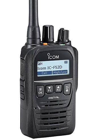 Icom F52D UL VHF Intrinsically Safe with Voice & Vibrate